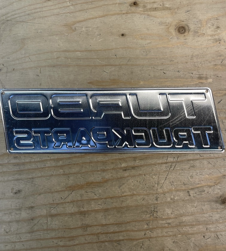 Turbo Truckparts bordje