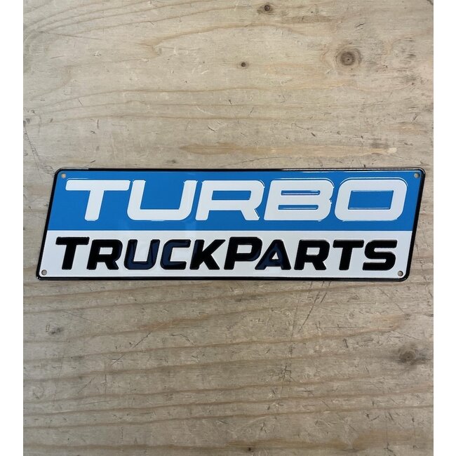 Turbo Truckparts-Schild