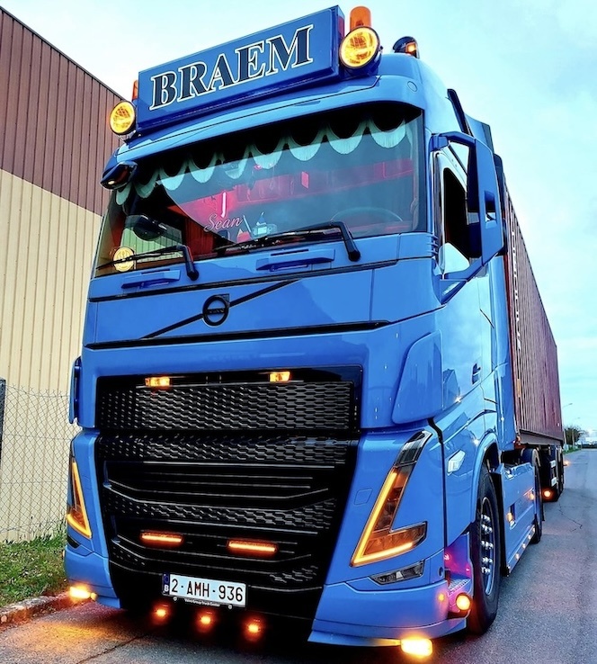 Feux de jour commutables Volvo FH5 + Aero - orange/blanc/clignotant