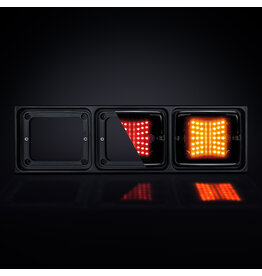 Strands Strands slim taillight Frame voor 3x LED achterlichten