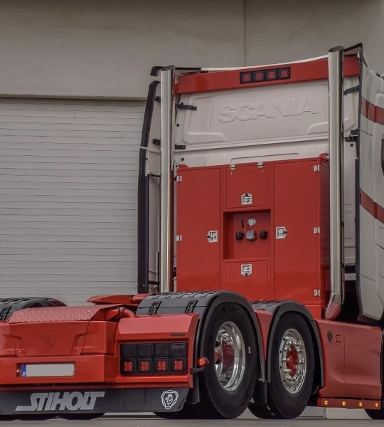 Strands Strands Dark Knight Viking Begrenzungsleucht rot LED