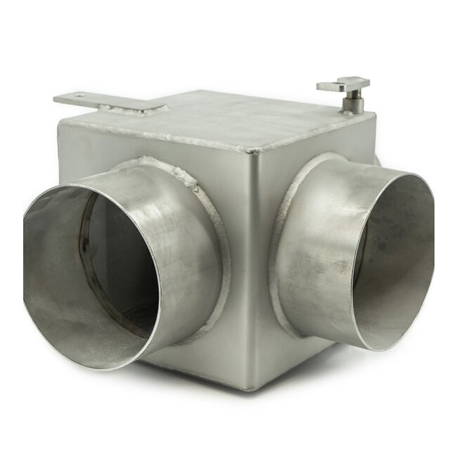 Auspuffklappe aus Edelstahl 114 oder 129 mm