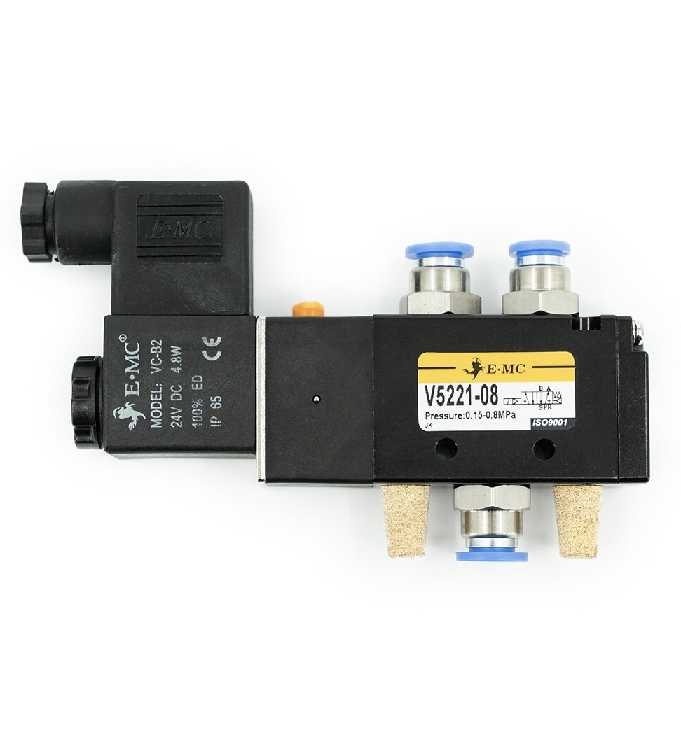 Magneetventielklep t.b.v. uitlaatklep