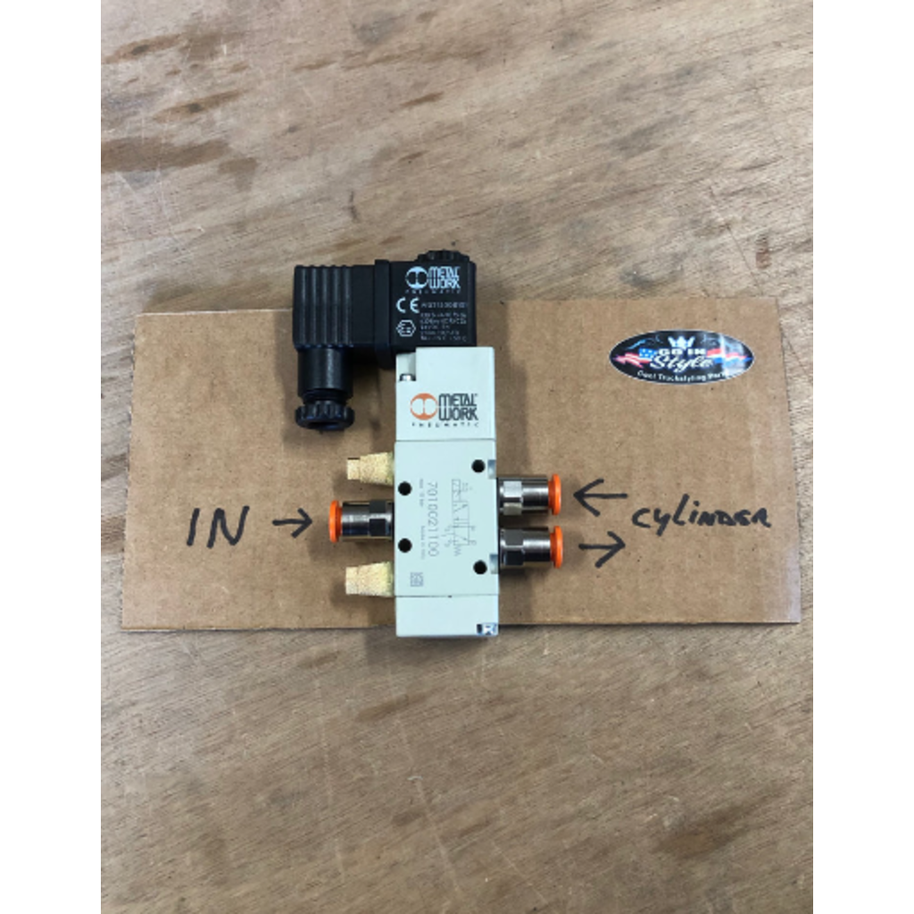 Universeel Solenoid valve for exhaust valve