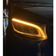 Mercedes Światła do jazdy dziennej MB Sprinter, przełączane, pomarańczowe/białe