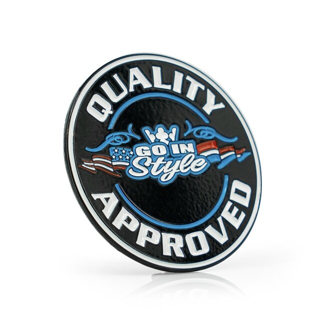 Pin's de qualité approuvée