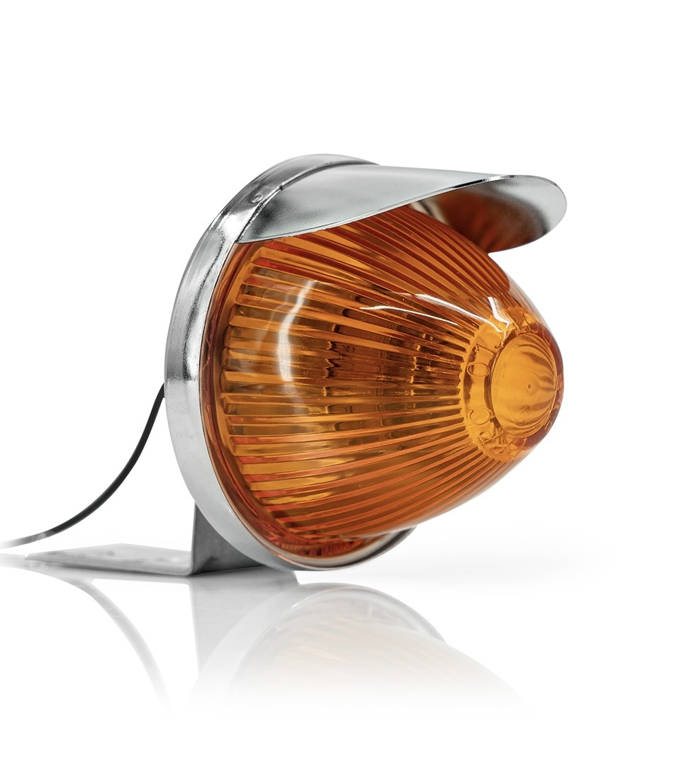 Oldskool oranje Raamstijl Lampje