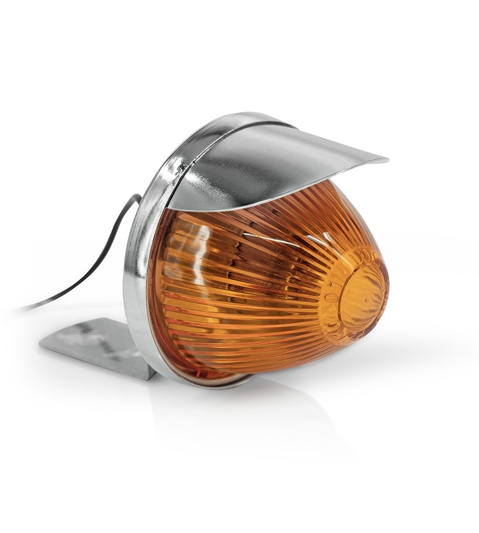 Oldskool oranje Raamstijl Lampje