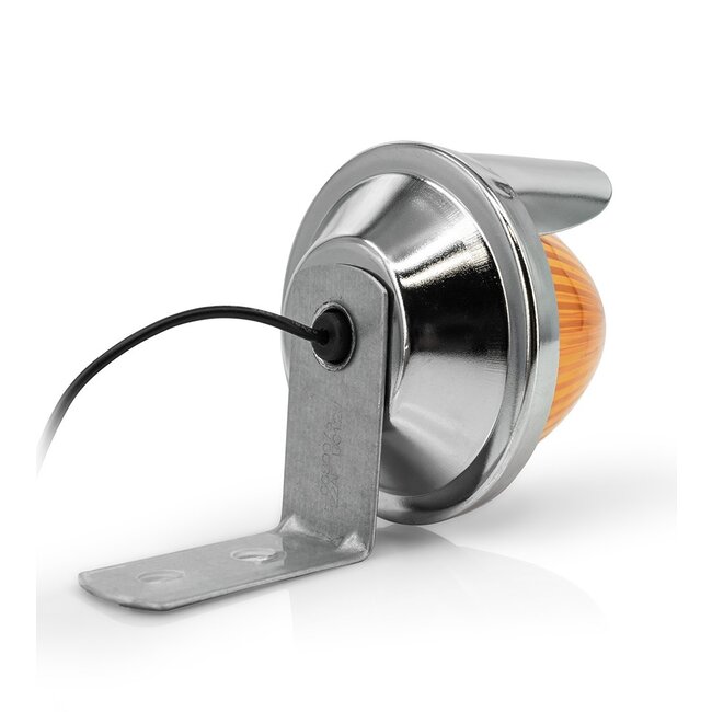 Oldschool Orange lys til vindueskant