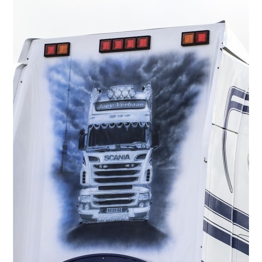 thumbnail image 2 of 25 Pack Plastic Curtain Hooks – For Renault & Scania R S Series 2016+ Nextgen 2 of 5