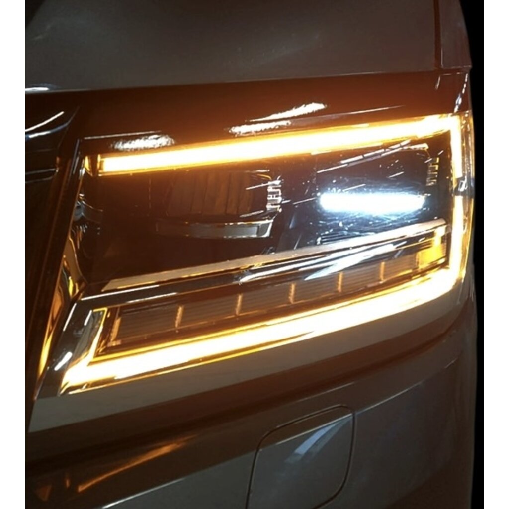 Bursztynowe światła do jazdy dziennej MAN TGE / VW Crafter 2020+