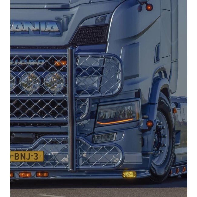 Oranje, warm wit of geel dagrijverlichting voor de Scania Nextgen