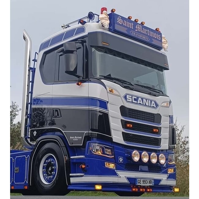 Visière Fox Parts Scania NG droite 39 cm