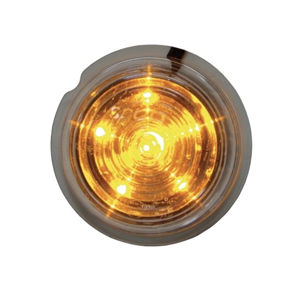 Strands Lampa obrysowe LED Strands Viking pomarańczowy przezroczyste szkło