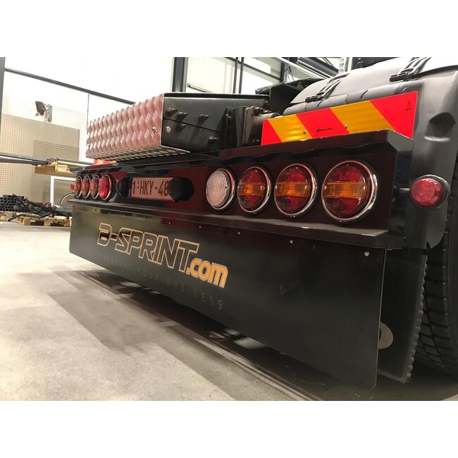 Rear bumper Steel for 8 round lights