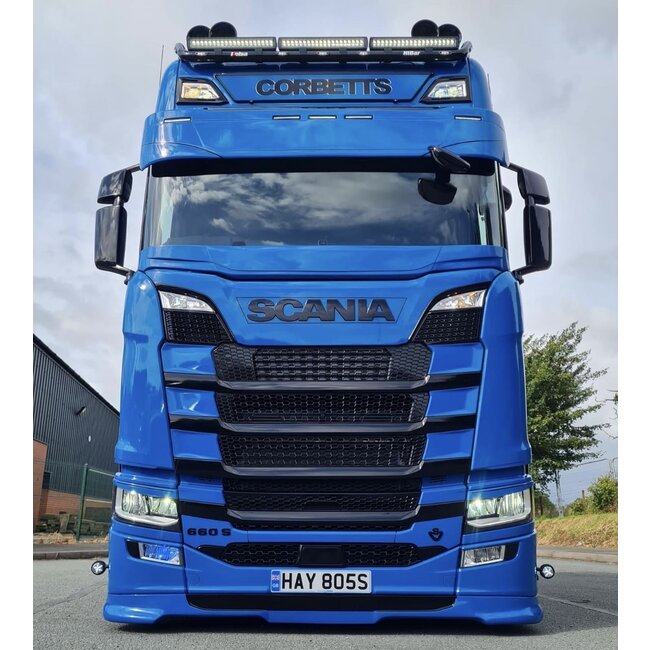 Coles Custom Spoilerlippe für den Scania NextGen hohe Stoßstange