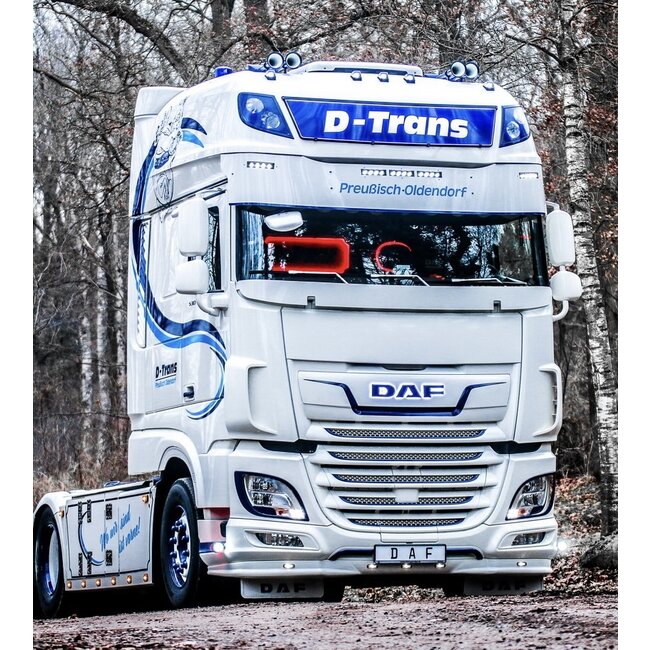 Vlakke lichtreclame LED 'XL' DAF XF SSC 163x30cm