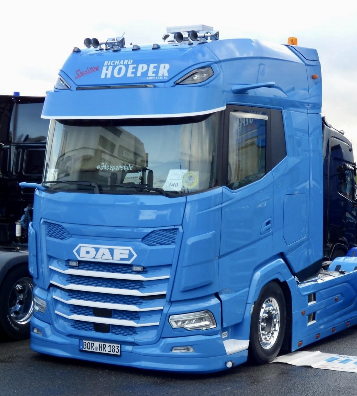 Fox Parts Zonneklep DAF XG+ 30cm Recht