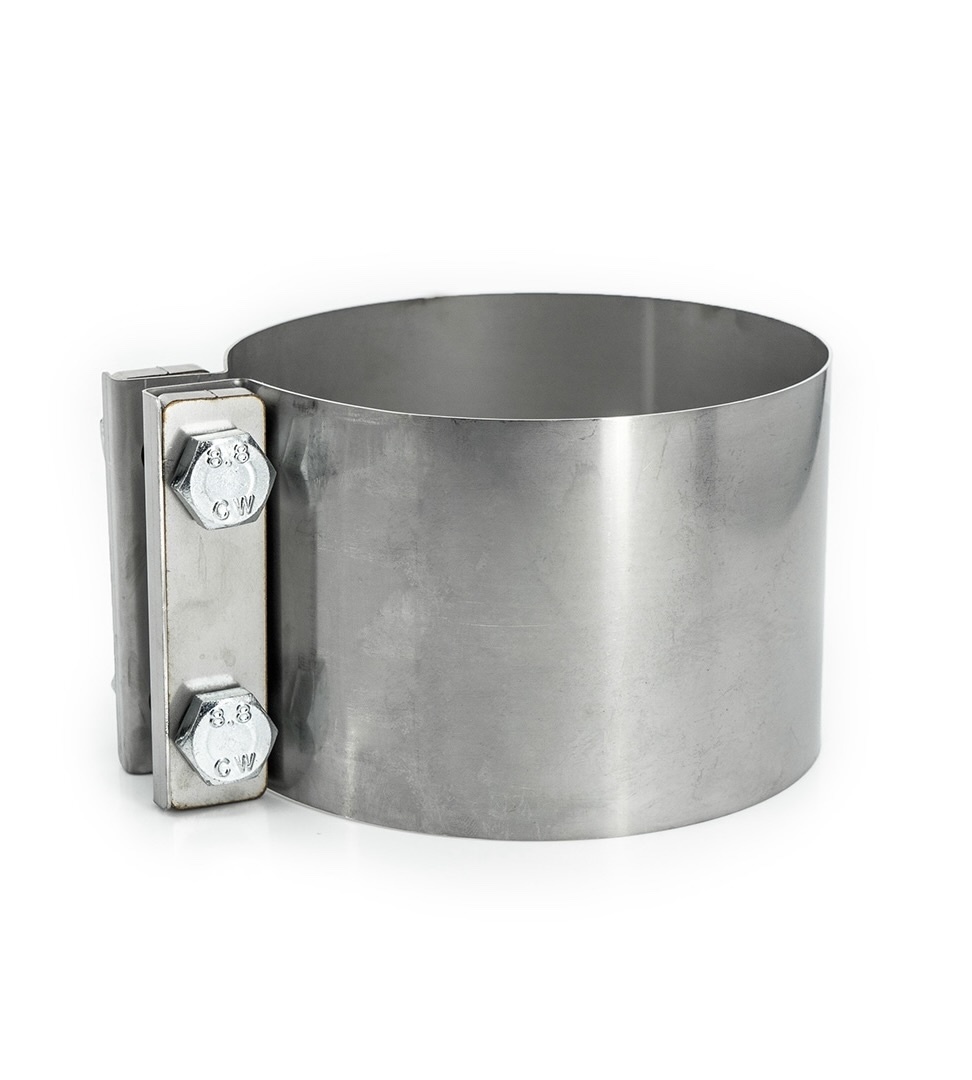 Universeel Collier d'échappement inoxydable 114 ou 129 mm
