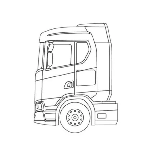 Solarguard Skylightskydd, Scania NG (sats)