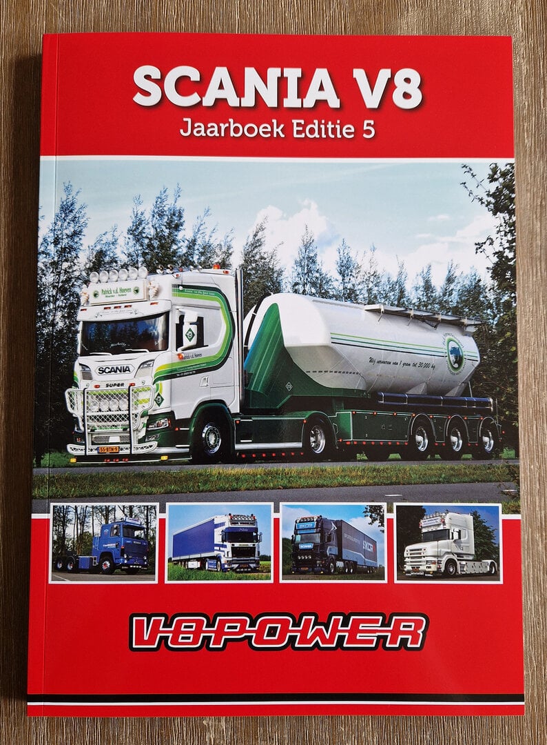 The fifth edition of the Scania V8 Yearbook