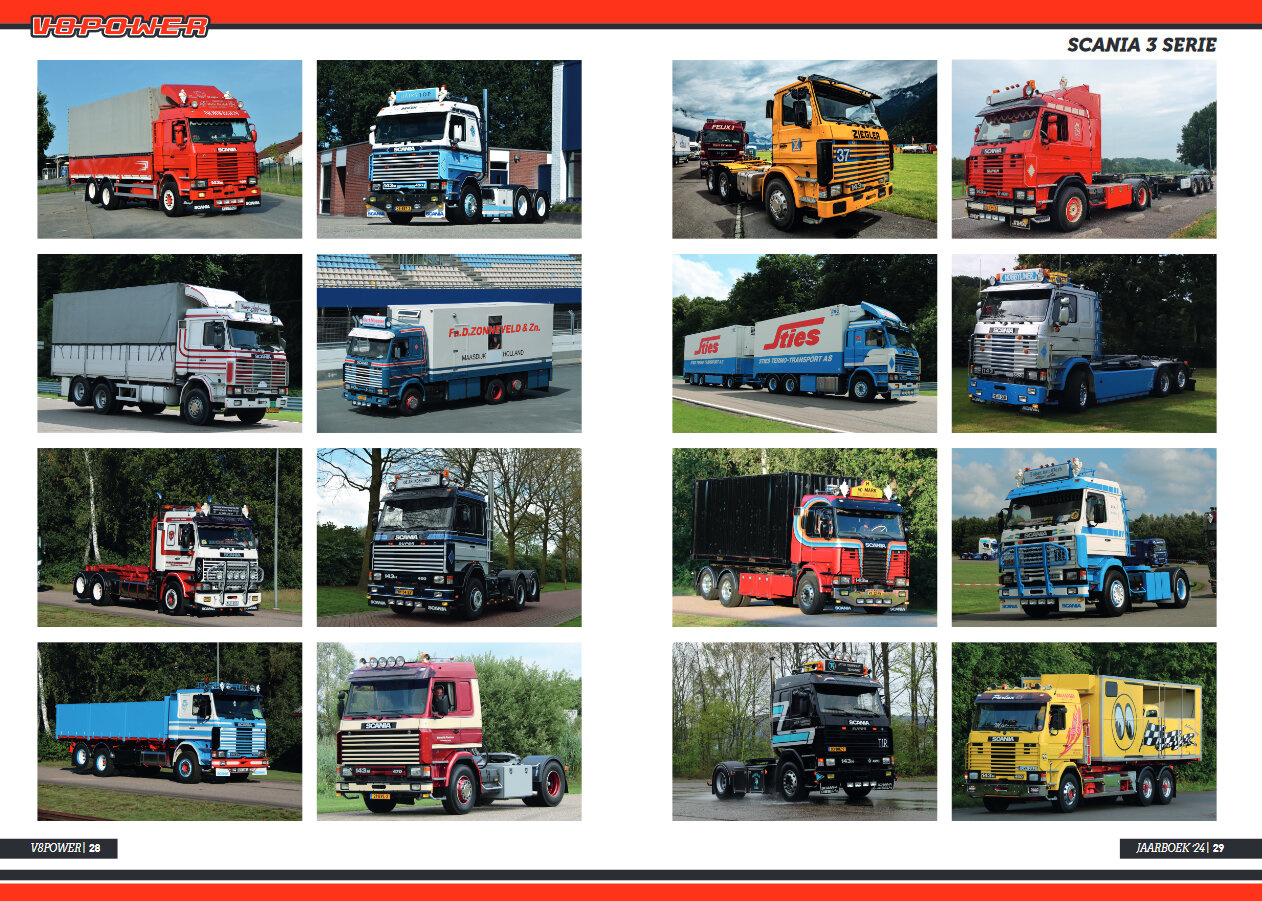 The fifth edition of the Scania V8 Yearbook