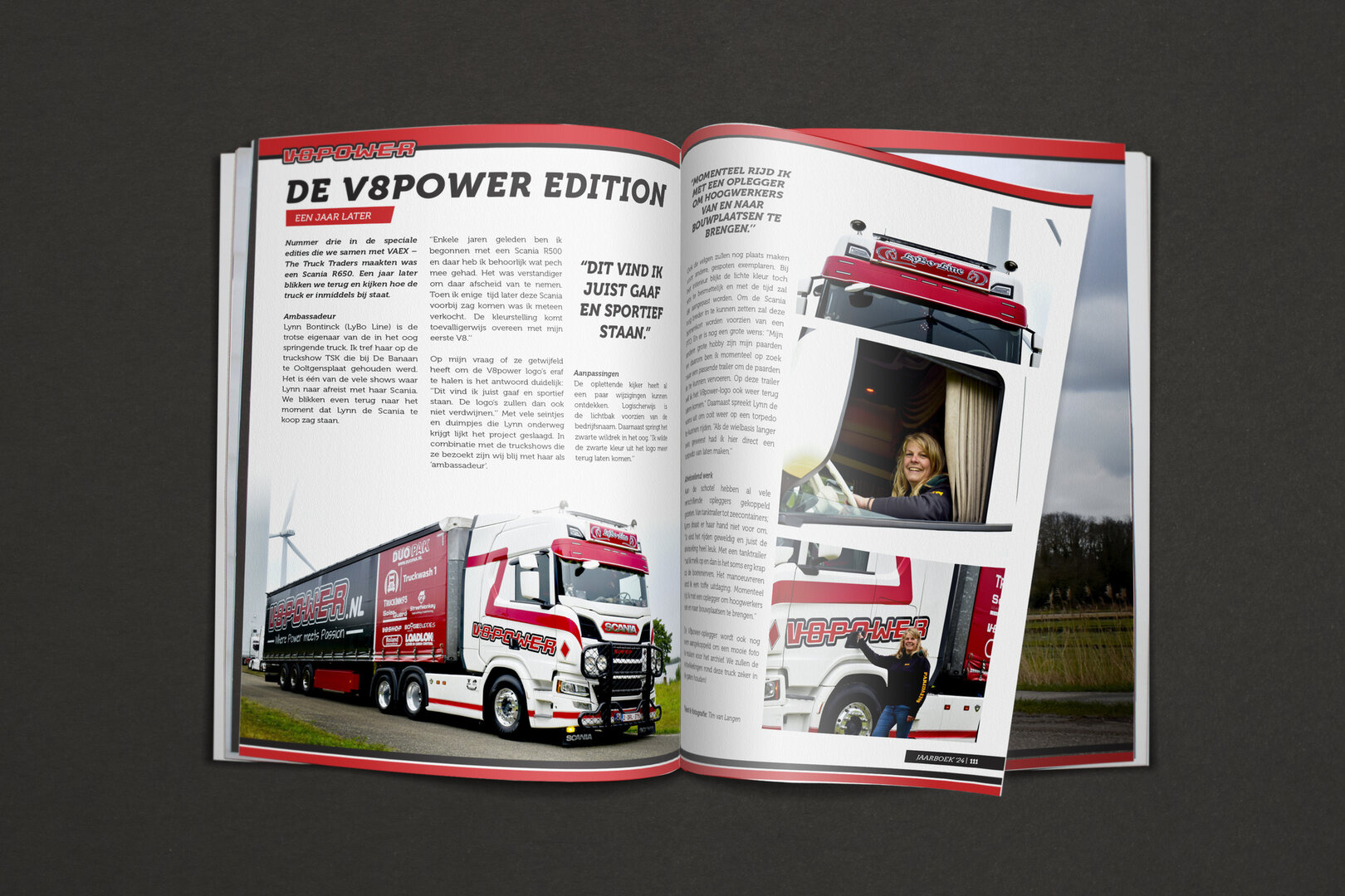 The fifth edition of the Scania V8 Yearbook