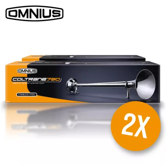 2x Klaxon Omnius Coltrane 750 + kit d'entretien Luhmi gratuit