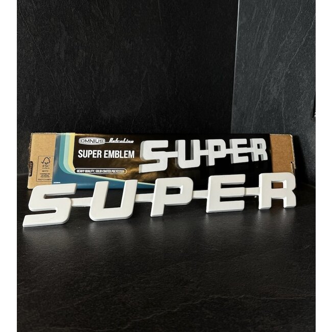 Retroline Scania SUPER-Emblem, Polyester