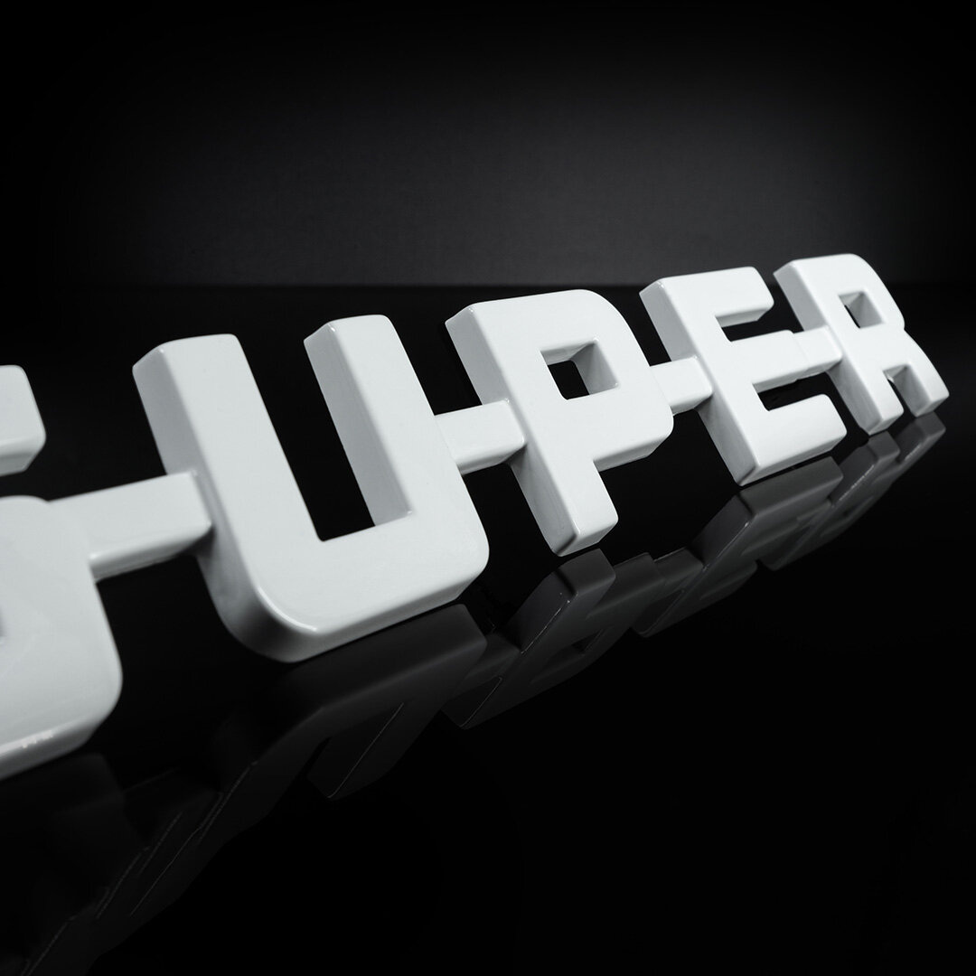 Retroline Scania SUPER embleem polyester