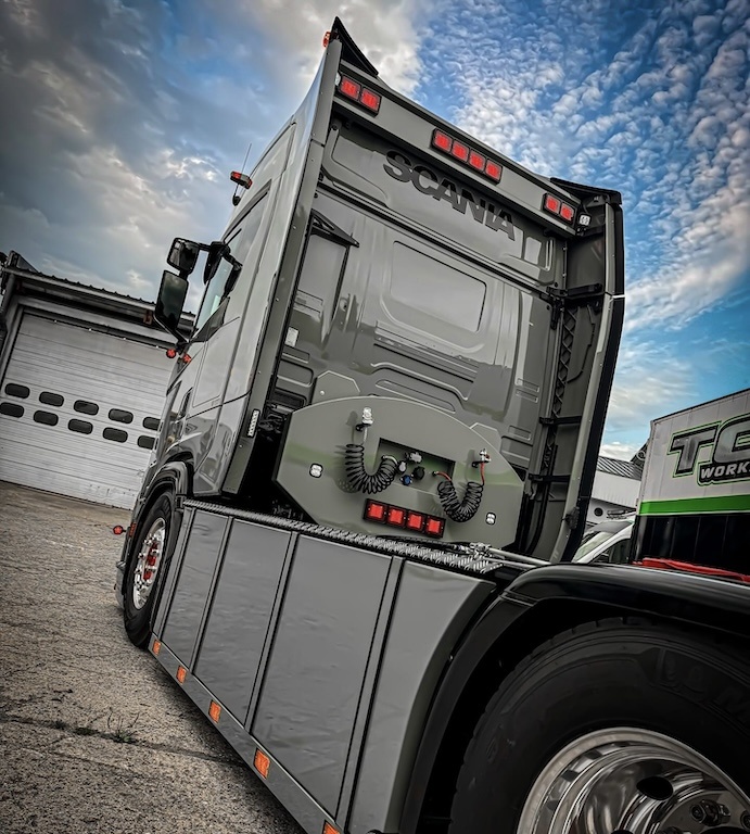 Turbo Truckparts Izeled-ljusramp, Scania NG R/S-serien