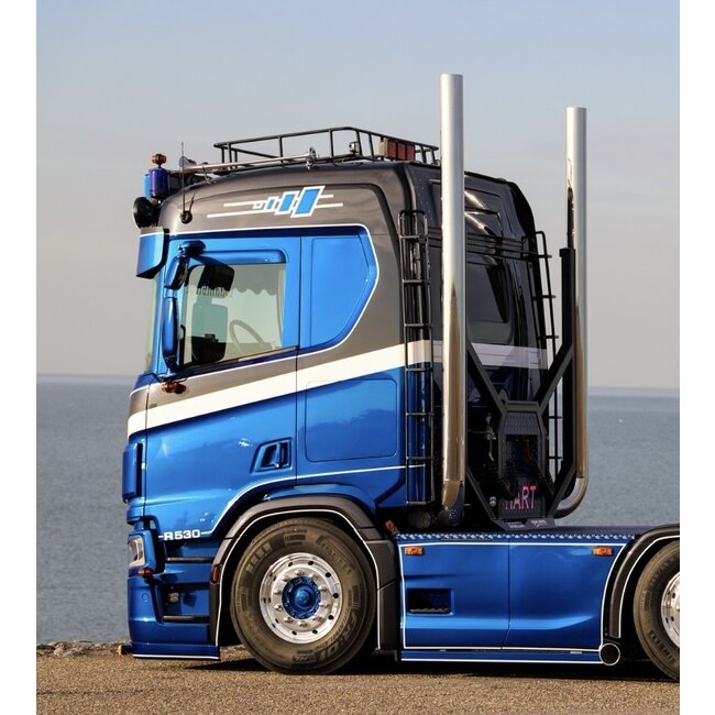 Solarguard-spoiler, Scania NG, för medelhög stötfångare type 4