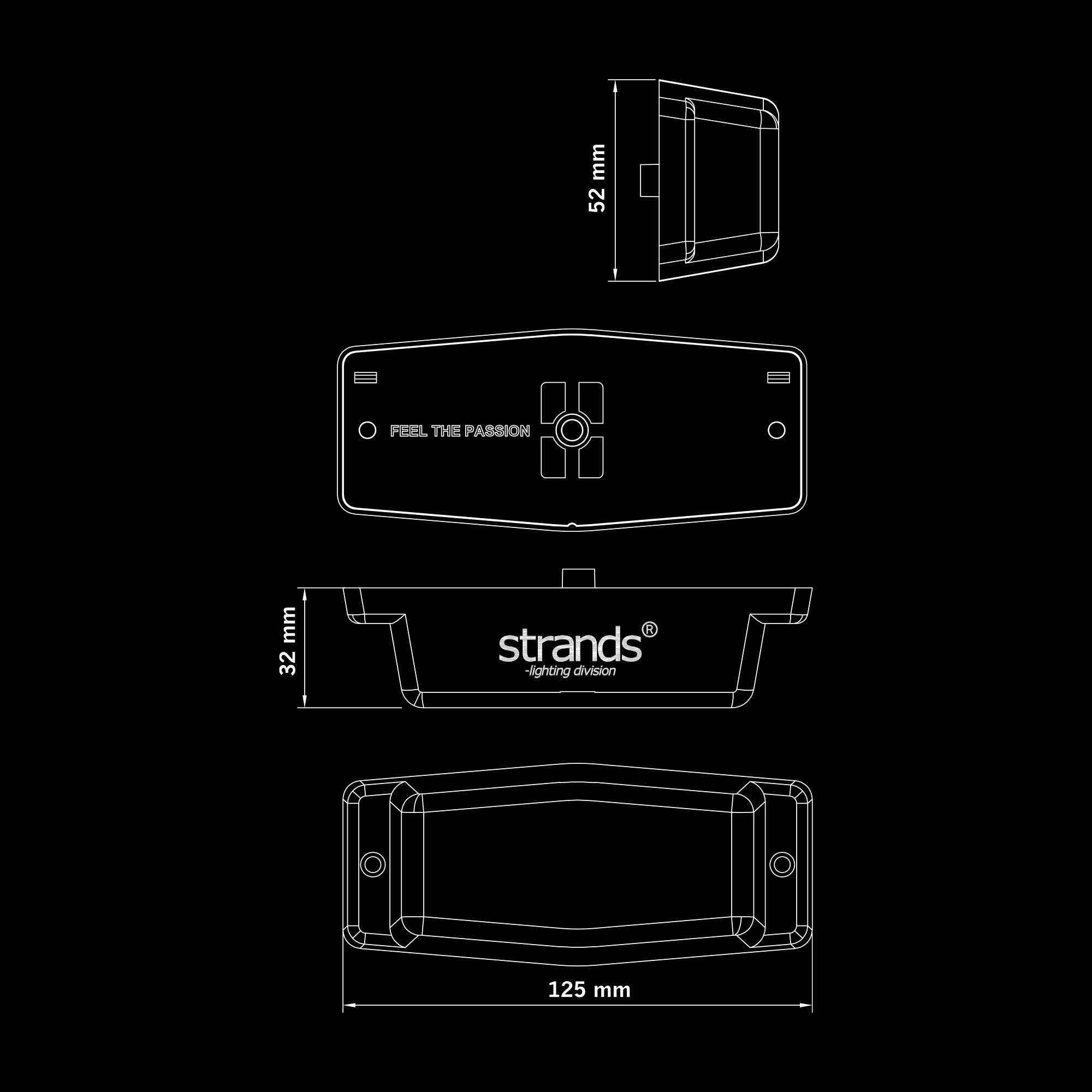 Strands IZELED Black Bullet dubbelbrander