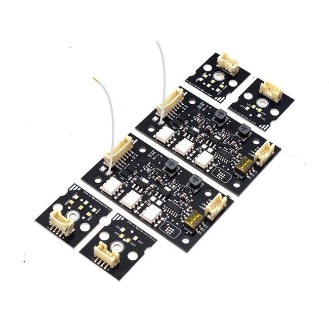 Omkopplingsbara varselljus Volvo FH4 - orange/vit/blinkande