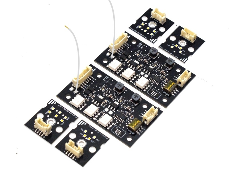 Schakelbare dagrijverlichting Volvo FH4 - wit/oranje/flitser