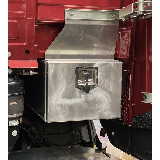 Aluminium-Aufbewahrungsbox mit ausziehbarer Schublade für DAF XG und XG+