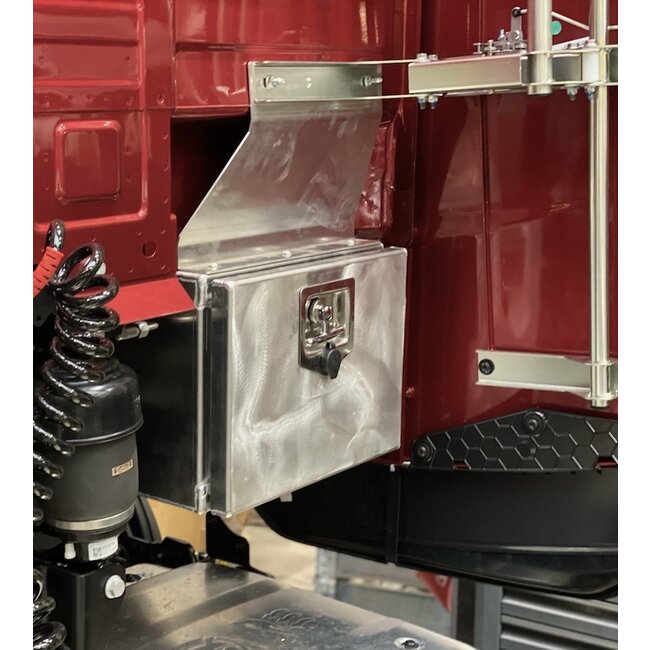 Aluminium-Staubox mit Schiebeschublade DAF XG und XG+