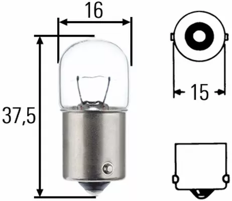 Ampoule 24V - 5W - BA15s