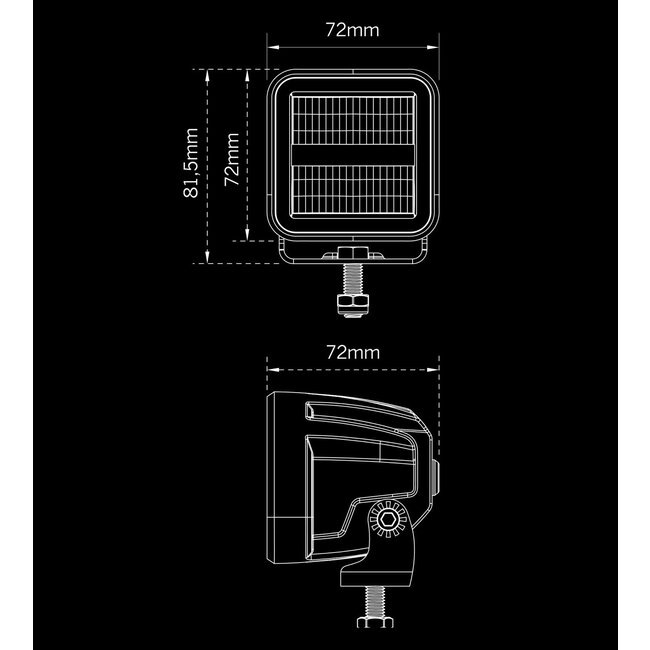 Lampa robocza LED Siberia XP Red Panda