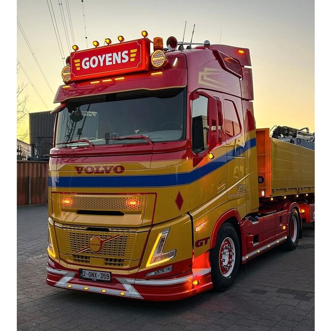 Feux de jour à LED orange, jaune ou blanc chaud pour Volvo FH5+Aero 2020+