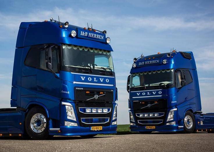 Fox Parts Zonneklep Volvo FH4/FH5/Aero + FM5 28,5cm