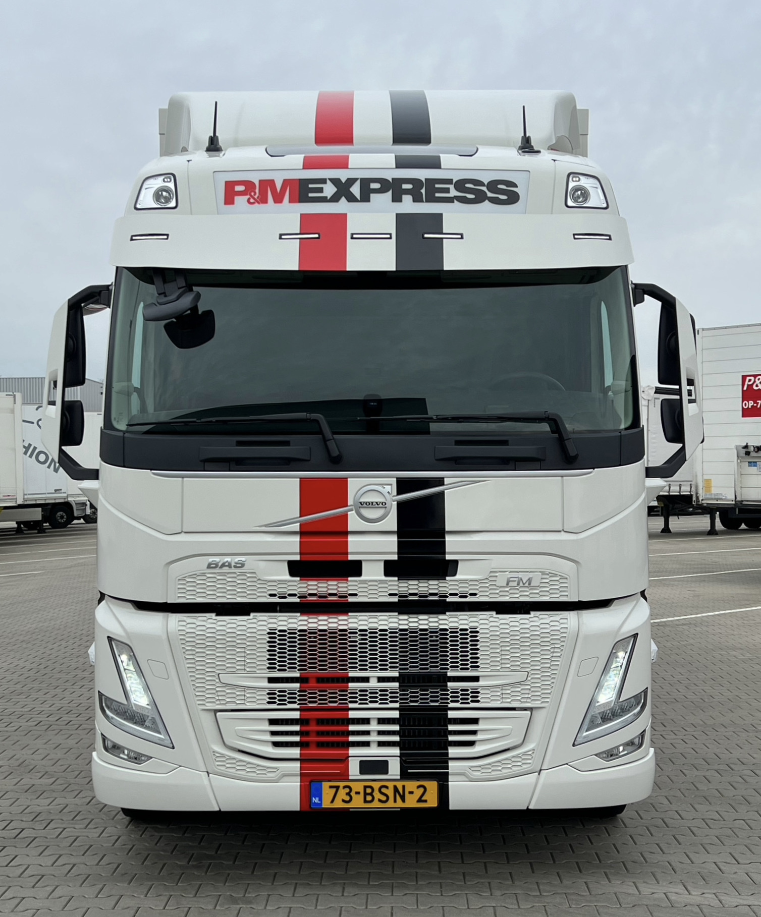 Fox Parts Zonneklep Volvo FH4/FH5/Aero + FM5 28,5cm