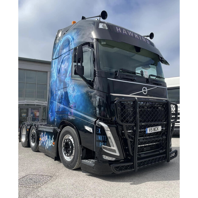 Fox Parts-solskydd för Volvo FH4/FH5/Aero + FM5, anpassat, 28,5 cm