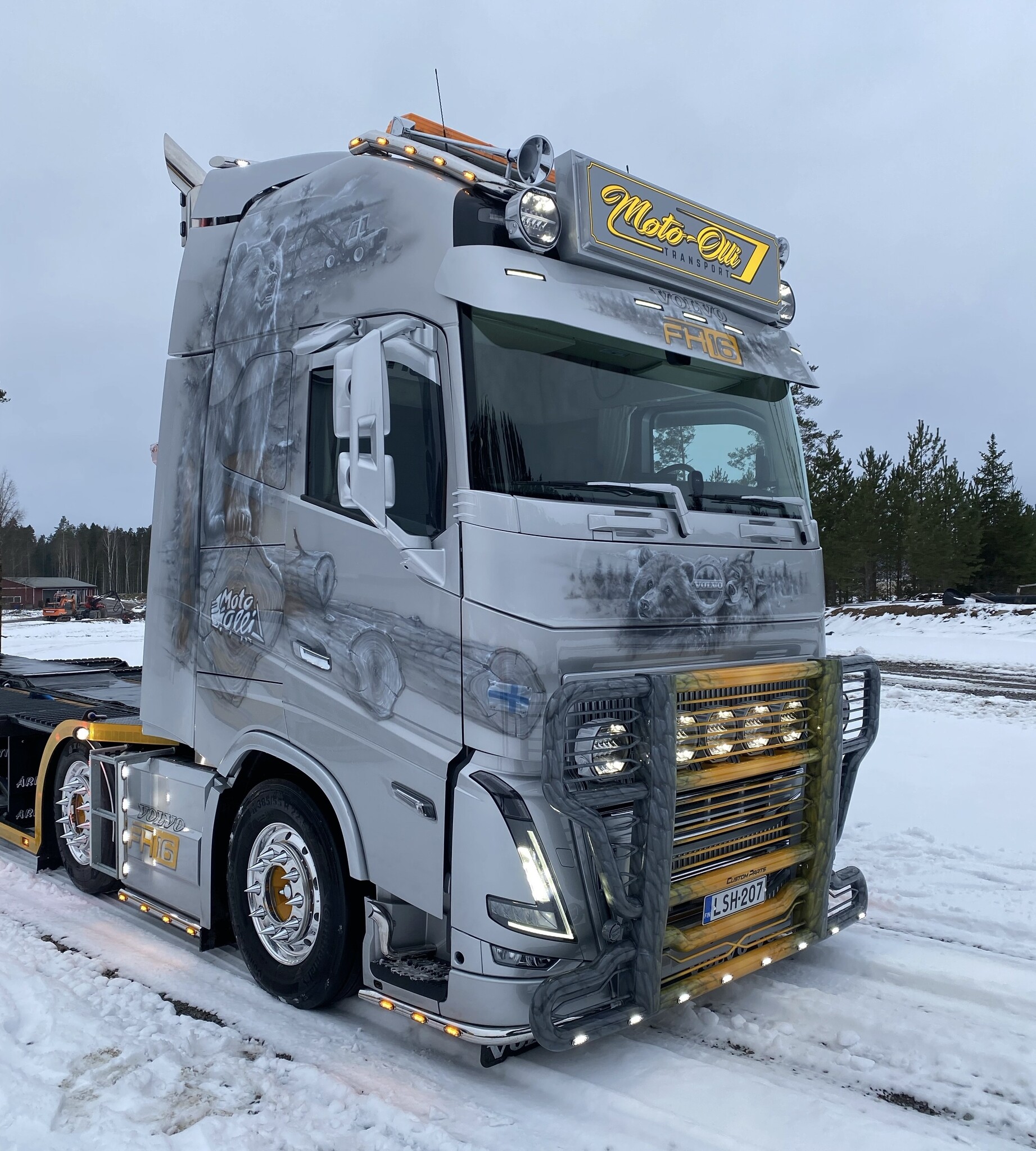 Fox Parts Volvo FH4/FH5/Aero + FM5 Zonneklep 33,5cm