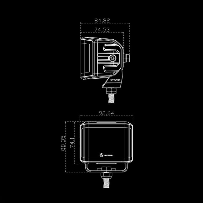 Strands Siberia XP Red Fox LED-arbejdslys