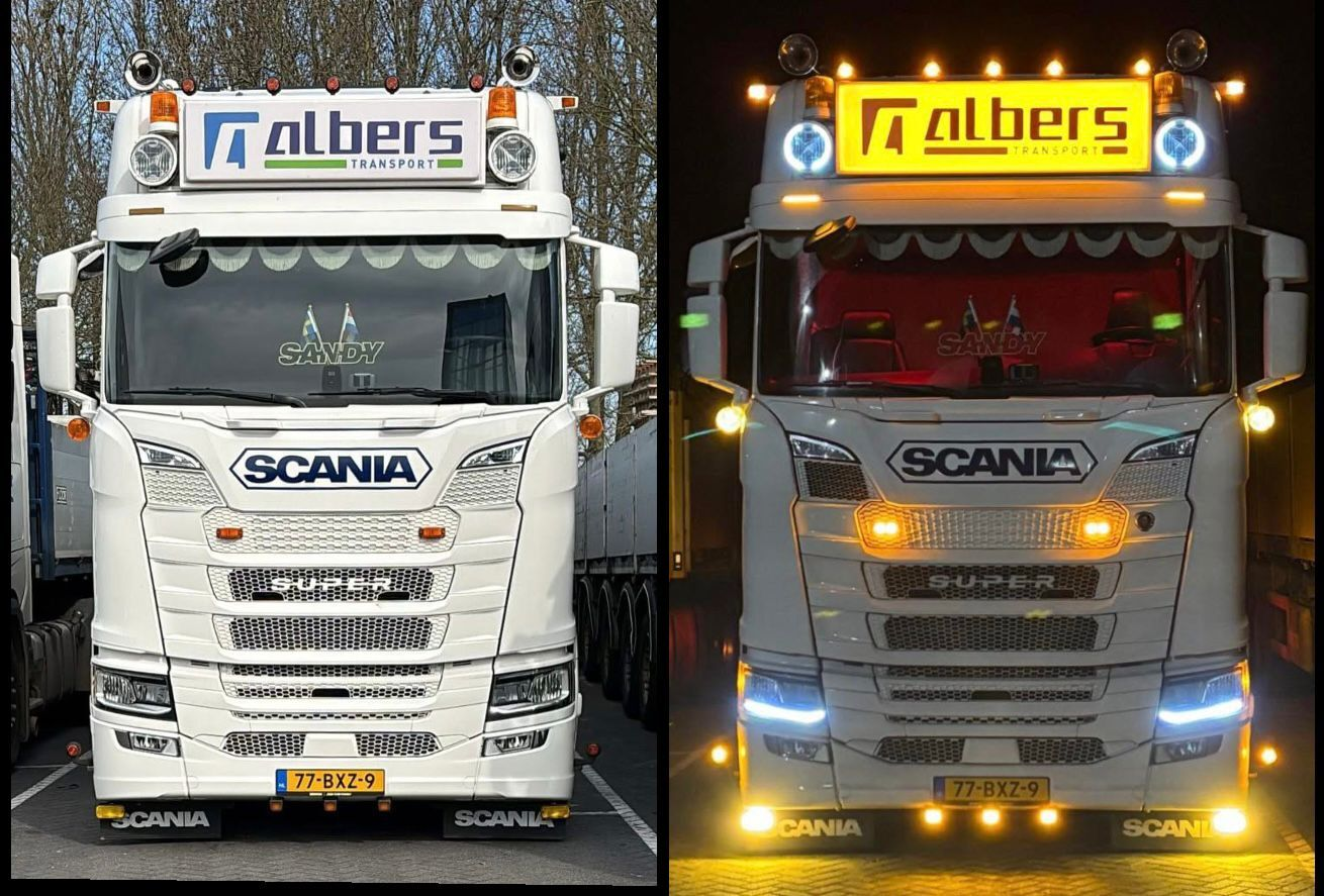 Geschlossenes Kühlergrillelement für den Scania der nächsten Generation