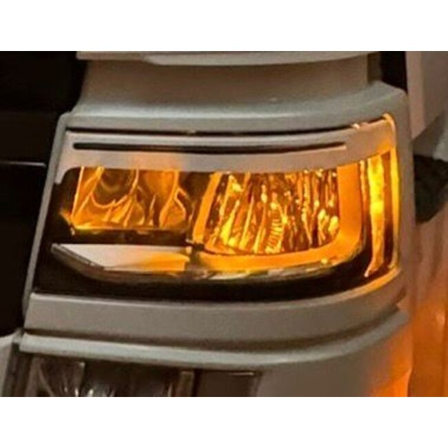 Scania NG stadsljusskyltar med och utan blinkers