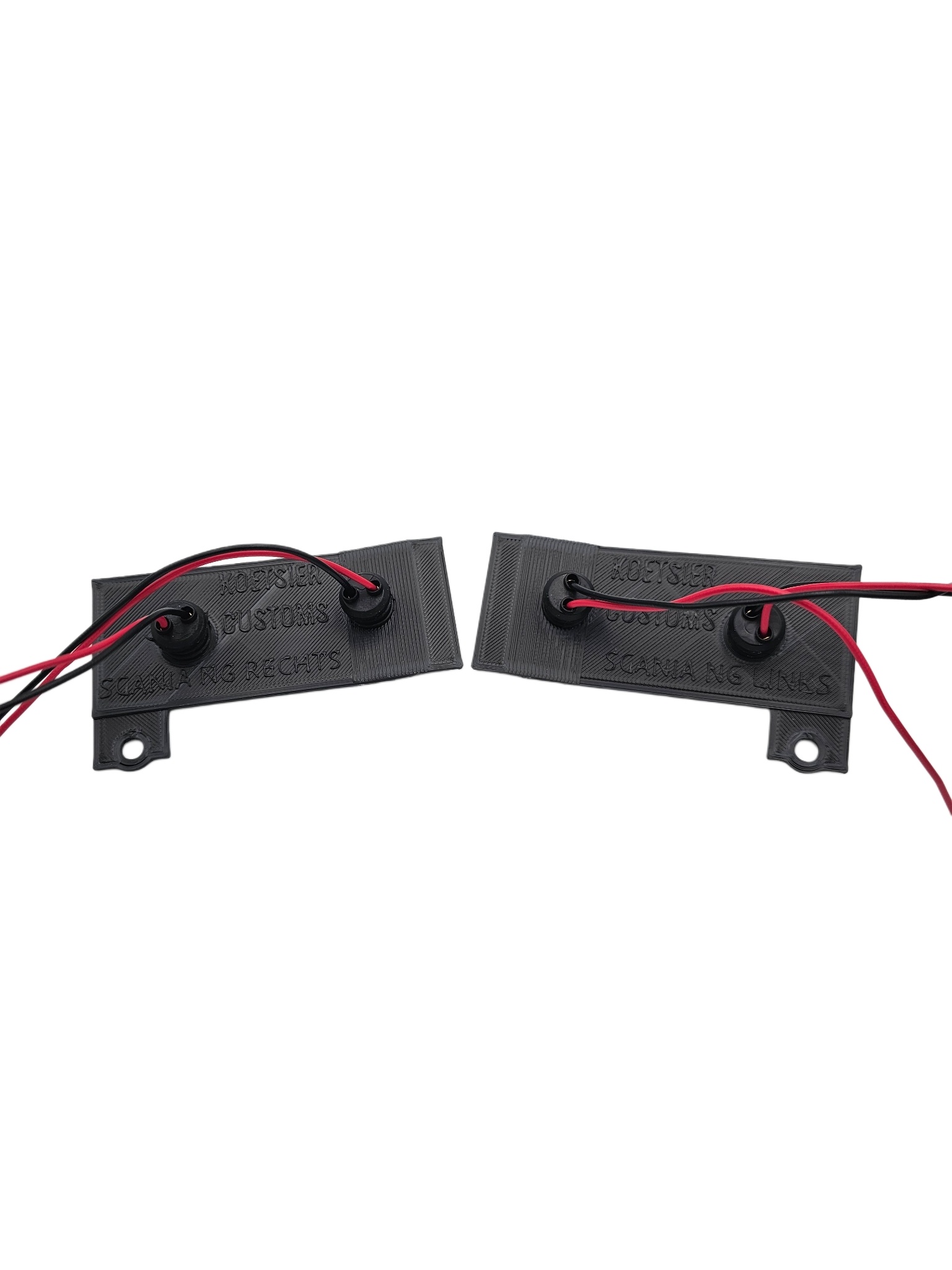 Scania NG Stadtlichtkennzeichen mit und ohne Blinker