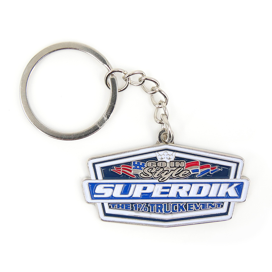 GIS Superdik sleutelhanger metaal