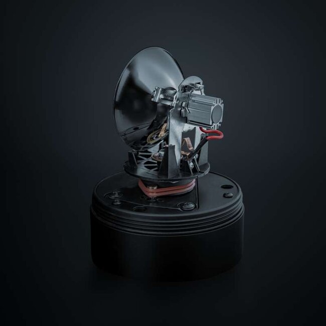 Balise rotative à LED IZE avec capot orange